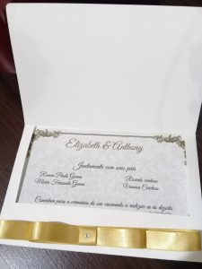 Convite de casamento "Casual"