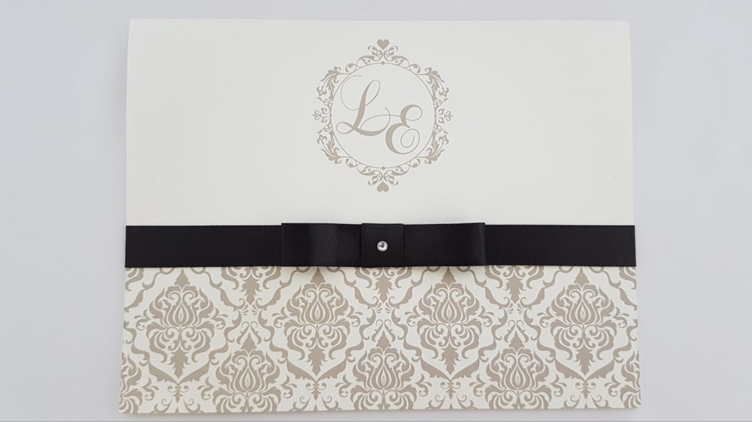 Convite de casamento "Léslie e Emerson"