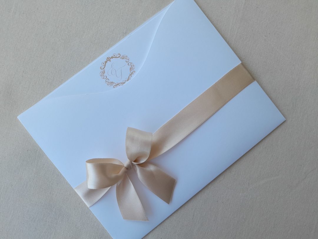 Convite de casamento "Eduarda e Thainã"