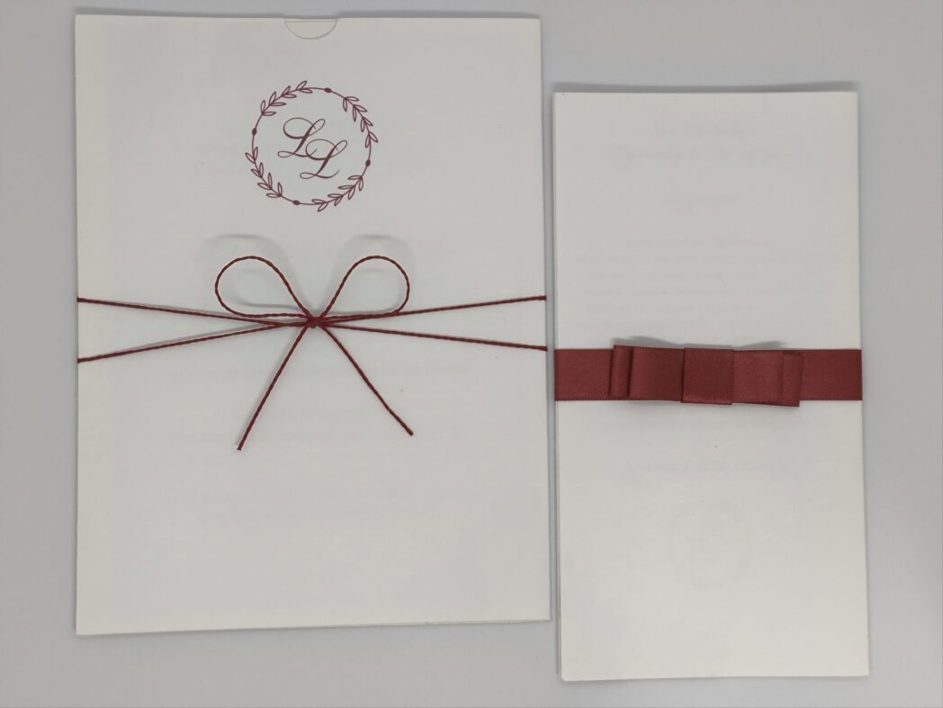 Convite de casamento "Luana e Lucas"